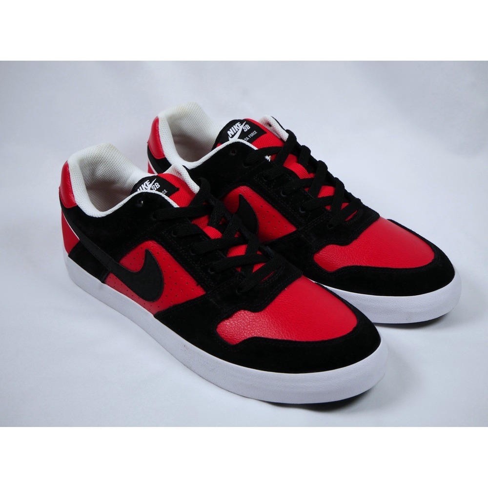 Nike SB Delta Force Vulc‎ Mens Size 11 Black University Red White 942237-006